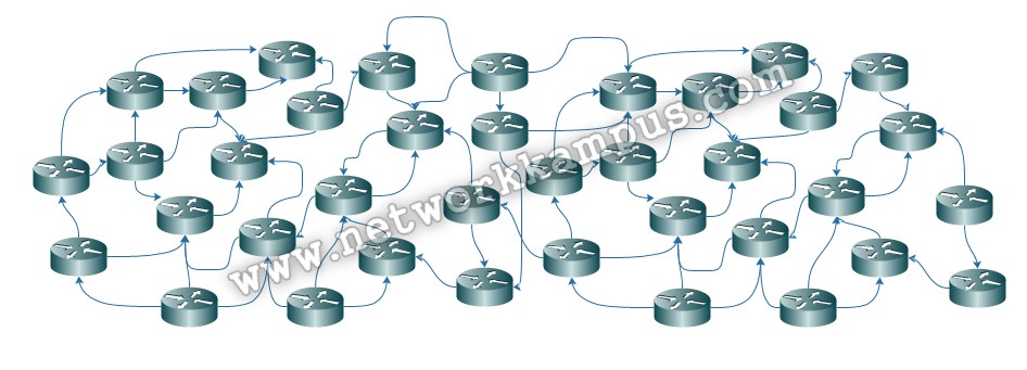 statik routing karmaşık network'ler