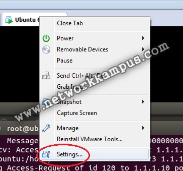 VMware Workstation üzerindeki Ubuntu linux işletim sisteminin nework kart ayarları